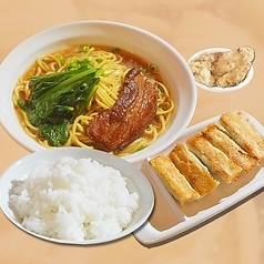 ルーロー麺定食/チンジャオロース定食/ユーリンチー炒飯定食