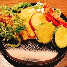 季節野菜の天ぷら