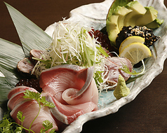 その日の旬魚刺し