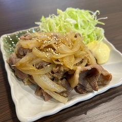 豚肉のしょうが炒め