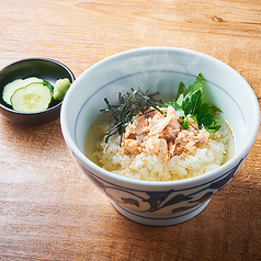 特製出汁のお茶漬け（鮭/梅/明太子）　　各