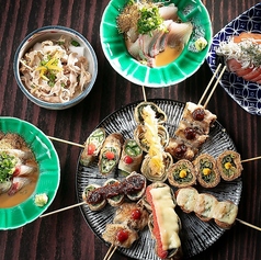 はかた野菜巻き串 きばくもん 栄店のコース写真