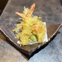 本日の天婦羅盛り合わせ