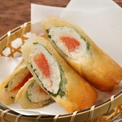 みやざき地頭鶏　鶏明太春巻き
