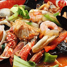 海鮮チャンポン スープ・麺