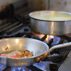 オープンキッチンで開放的