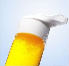 キリリと冷えたエビスの生ビール！