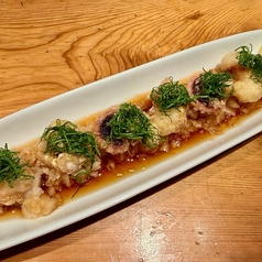 地ダコの唐揚げ　みぞれポン酢