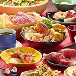 福島の旬の味覚をご堪能いただける宴会コースは、飲放付でお料理もボリューム満点です♪