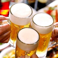 種類豊富なお酒！日本酒や焼酎も◎