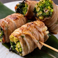 豚バラねぎ巻き