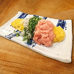 ねぎトロしらすの玉子焼き
