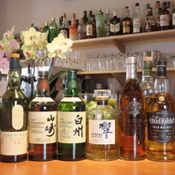 お酒の種類も豊富♪