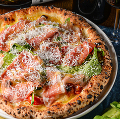 生ハムとルッコラ