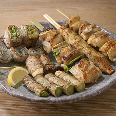 豪華串焼き全種盛り