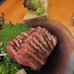合鴨ローストビーフわさび醤油