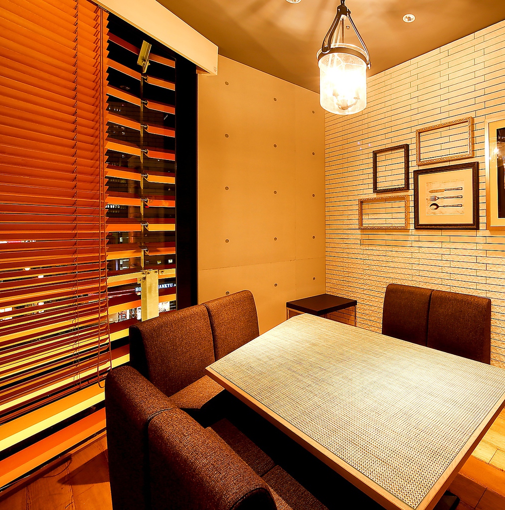 プライベート感あふれるVIP個室もご用意してまります。人気席のため、お早目のご予約がおすすめ！