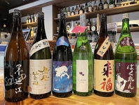 豊富な日本酒メニュー！
