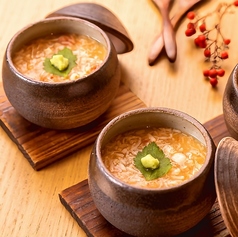 ズワイガニのあんかけ茶碗蒸し