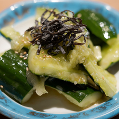 塩昆布たたきキュウリ