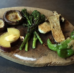 本日の炭火野菜 480円~ ※内容は黒板をご覧ください