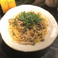 料理メニュー写真 【和風】明太子と青じそのスパゲッティ