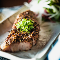 越後もち豚の黒胡椒焼き