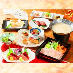 本まぐろと名古屋飯 花かるたのコース写真