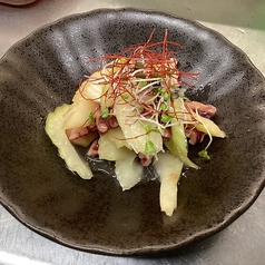 タコとセロリのセヴィーチェ