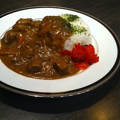 牛煮込みのカレーライス