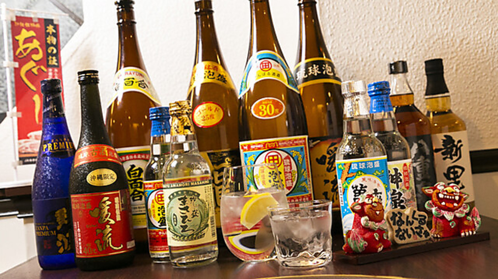 沖縄の泡盛やその他ドリンクも豊富に揃えております！
