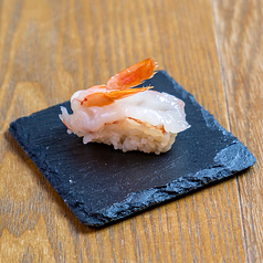 海老　/　赤海老　/　〆鯖　/　つぶ貝　其々1貫あたり