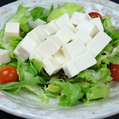 豆腐と野菜の和風サラダ