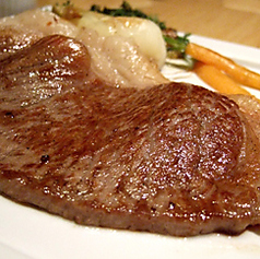 黒毛和牛のクラシタのステーキ