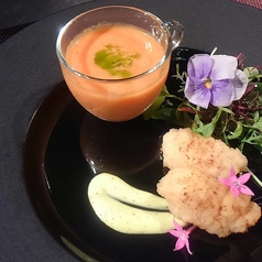 プレミアムWメインランチ（魚介類のグリルと仔牛舌の柔らか煮赤ワインソース）(土日祝日もご利用頂けます)