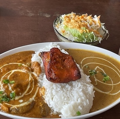 ダブルカレーライスセット