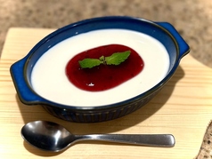 イチの手作りパンナコッタ