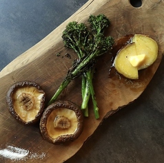 おまかせ炭火野菜3種盛り合わせ