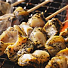 つぶ貝串(一本)/いいだこ串(一本)