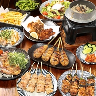 様々な鶏料理を楽しむ贅沢コース各種ご用意してます！