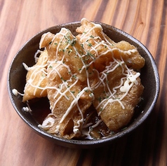 とり皮パリパリ揚げ