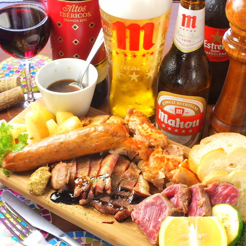 ビールはもちろん自家製サングリアも飲み放題♪女性にオススメ◎
