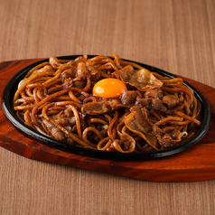 鉄板 太麺ソース焼きそば