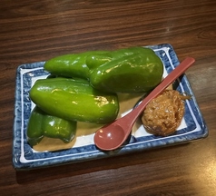 鶏味噌ピーマン