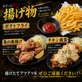 料理メニュー写真&nbsp;ポテトフライ/チキン南蛮/鳥の唐揚げ