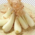 料理メニュー写真&nbsp;島らっきょ塩漬け、天ぷら