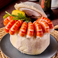 海老のココナッツ蒸し Tom hap nuoc dua