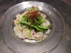 本日の鮮魚のカルパッチョ