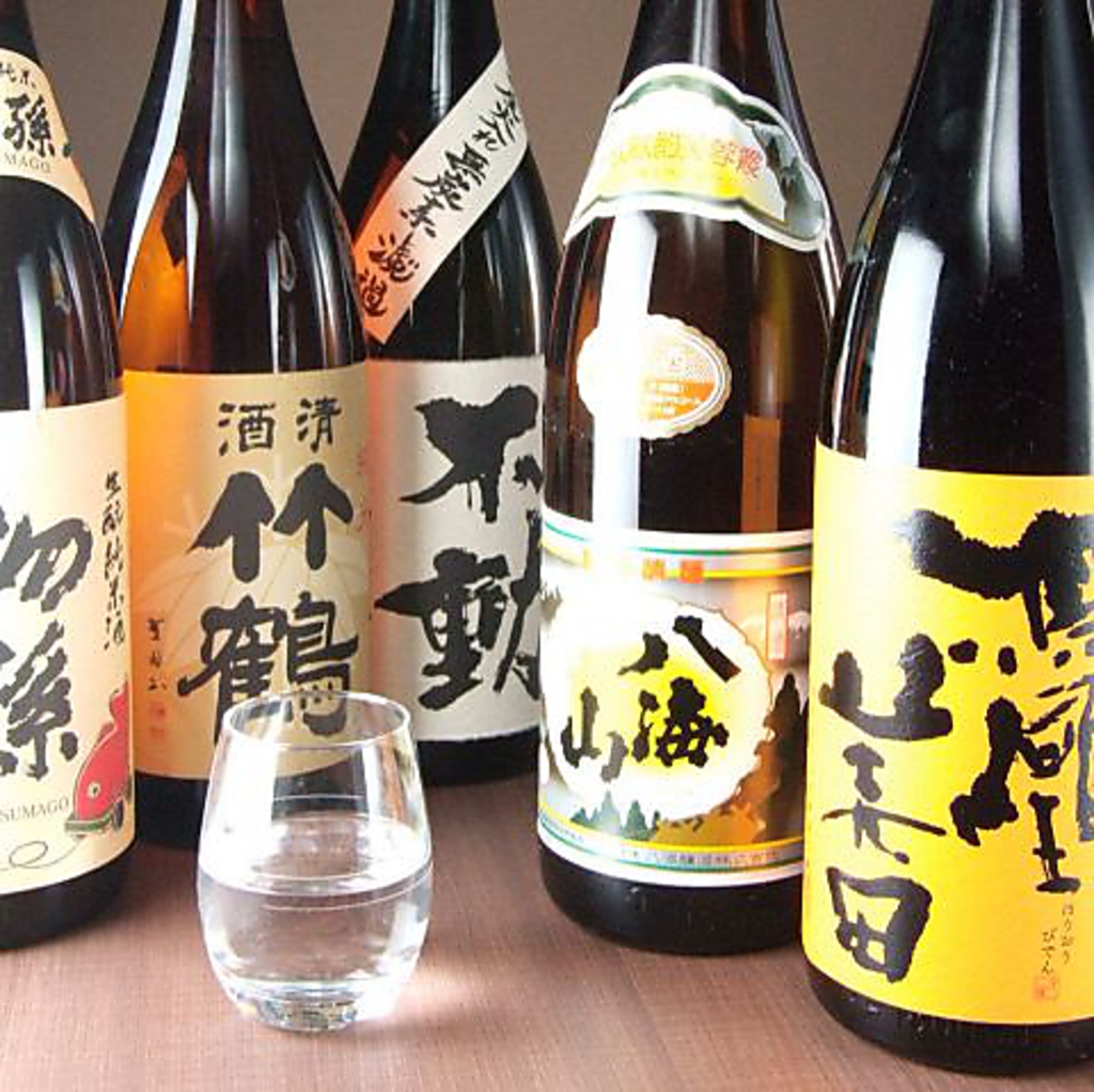 ドリンクの種類も豊富！日本酒や果実酒いろいろどうぞ！