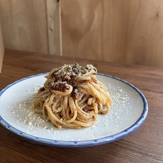 あらびき肉のボロネーゼ